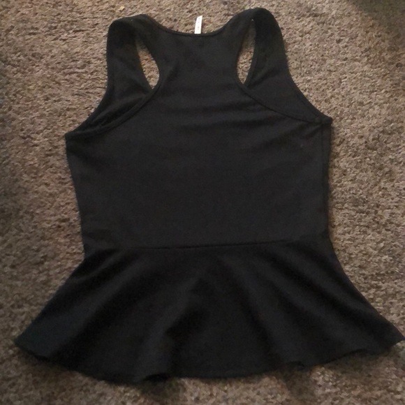 Peplum Razorback top - Picture 2 of 2